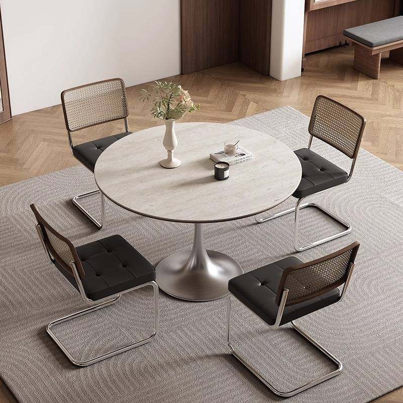 严奢中古风郁金香餐桌实木饭桌家用小户型岩板圆桌餐桌椅子一套,玩具/童车/益智/积木/模型,垂直悬浮玩具,淘宝优惠券,粉丝福利购,淘宝优惠卷