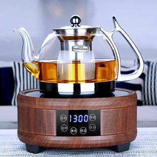 水0J0耐高玻璃泡茶茶壶电热陶炉烧煮器过滤普洱黑F756HJ6J茶温具