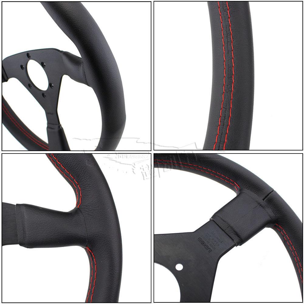 汽车改装方向盘14寸1竞皮革MRY多色箭头V叭刻字技通用赛车方向喇