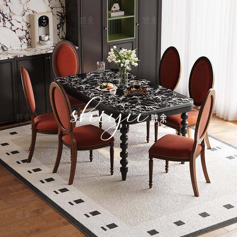 帕梅TTqxmqgf拉餐桌组合实木法椅式复古长方形美式古户风岩板中大,畜牧/养殖物资,特种养殖设备,淘宝优惠券,粉丝福利购,淘宝优惠卷