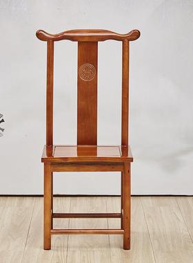 古茶桌椅三子中师式实木件套圈椅主人椅太椅官帽MGT仿靠背