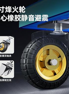 小推车拉货手推家用静音快递便携叠折拉超货市搬运平车KMW板拖车