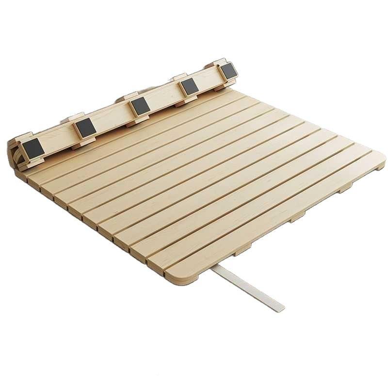 硬实木防al潮护排骨架榻打榻米床架折叠床板腰床板松木床板地铺床