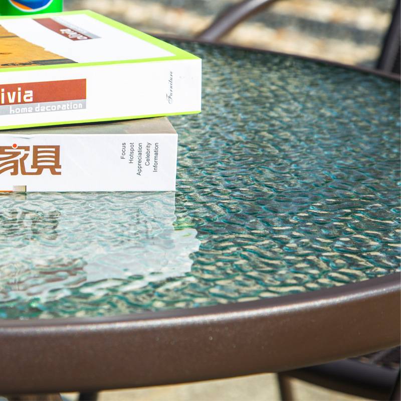 户外折叠桌椅简易室外桌子露天休闲阳台小户型茶几铁艺庭院桌摆摊