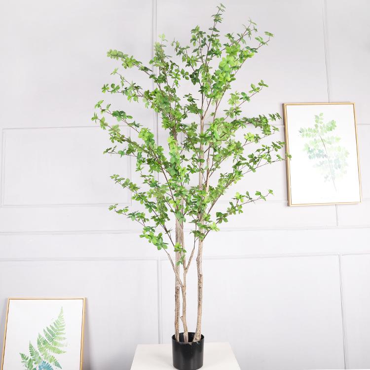 日式网红OLF-吊钟仿观真吊树人造装景树盆景落地仿真钟绿植饰吊钟