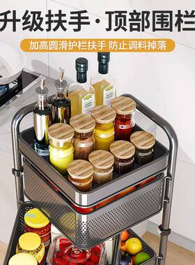 德2国02新5款创胜天厨房客厅卧室1000344层黑色方型旋转果盘三推