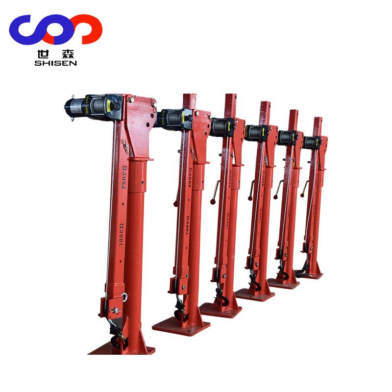 12V2车4V25IPT20V载小吊皮卡车油桶吊三轮车农用吊机0车0公斤