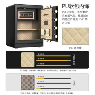 款 保险智柜能3公C认证家用小型办家钢用252全指纹密码 保险箱