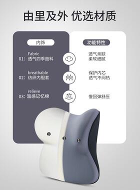 汽头枕14686护颈枕车用靠枕车内车椅护枕头记忆棉腰靠垫四季座通