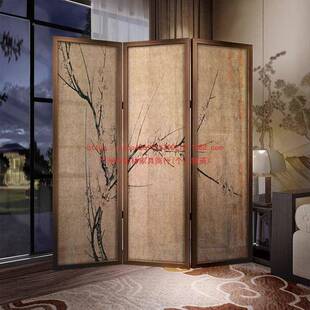 约简可移动木质屏风隔断客厅实木玄关UDO公入户家用折酒店办室叠