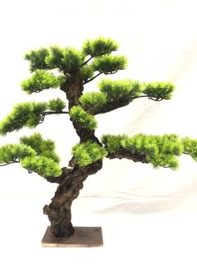 仿真迎观客松松树景绿植罗汉松假松树美商场20211118室内装饰造型