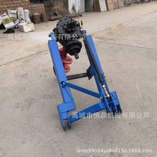 植树挖坑XVA机拖拉机悬挂刨坑机电线杆挖洞机加厚螺旋钻头后打洞