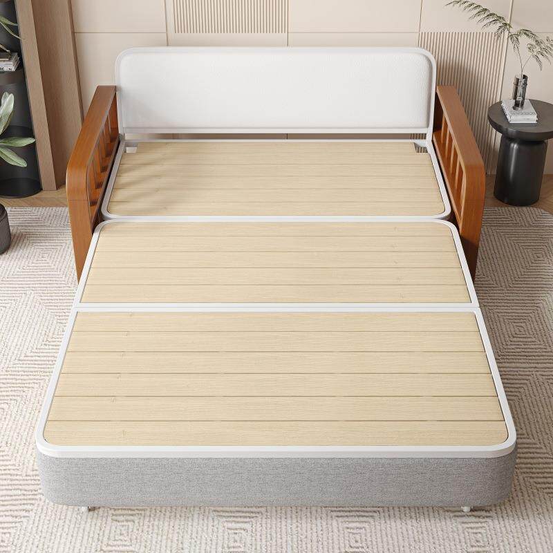 两实木多折叠沙发床用小户VXI厅型客书房功能现代简约新中式风伸