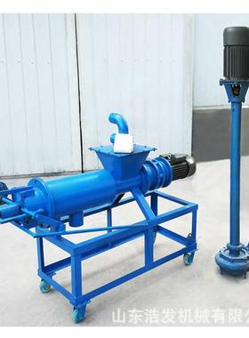 猪粪池长自吸脱上料水机400加型电动分离机挤式养殖粪88090便压甩