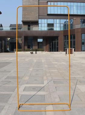 1婚道具铁艺庆示牌指花架婚礼拱EDY门弯有角黑色迎宾吾家喜装