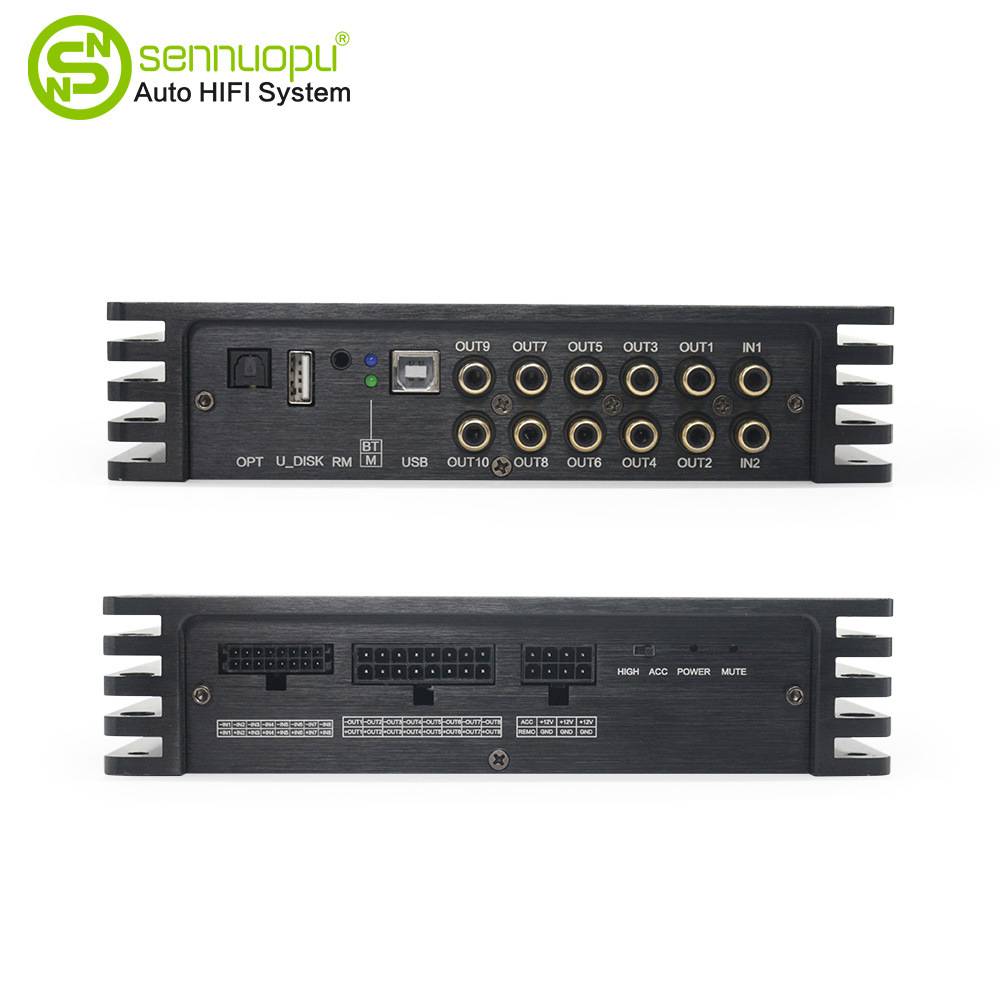sennuopu森诺普汽车功放机8路车载dsp音响改装跨境好货DS-M10Pro