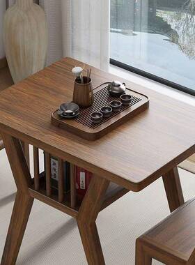 乌木阳台一桌椅组简合伸缩小型家用桌二椅组合QXR休金闲三件套约