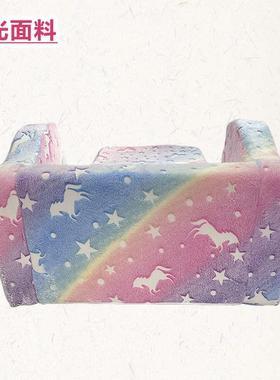 儿童沙发懒人叠阅读沙角小孩女839孩沙发园椅幼儿可爱彩虹可折小