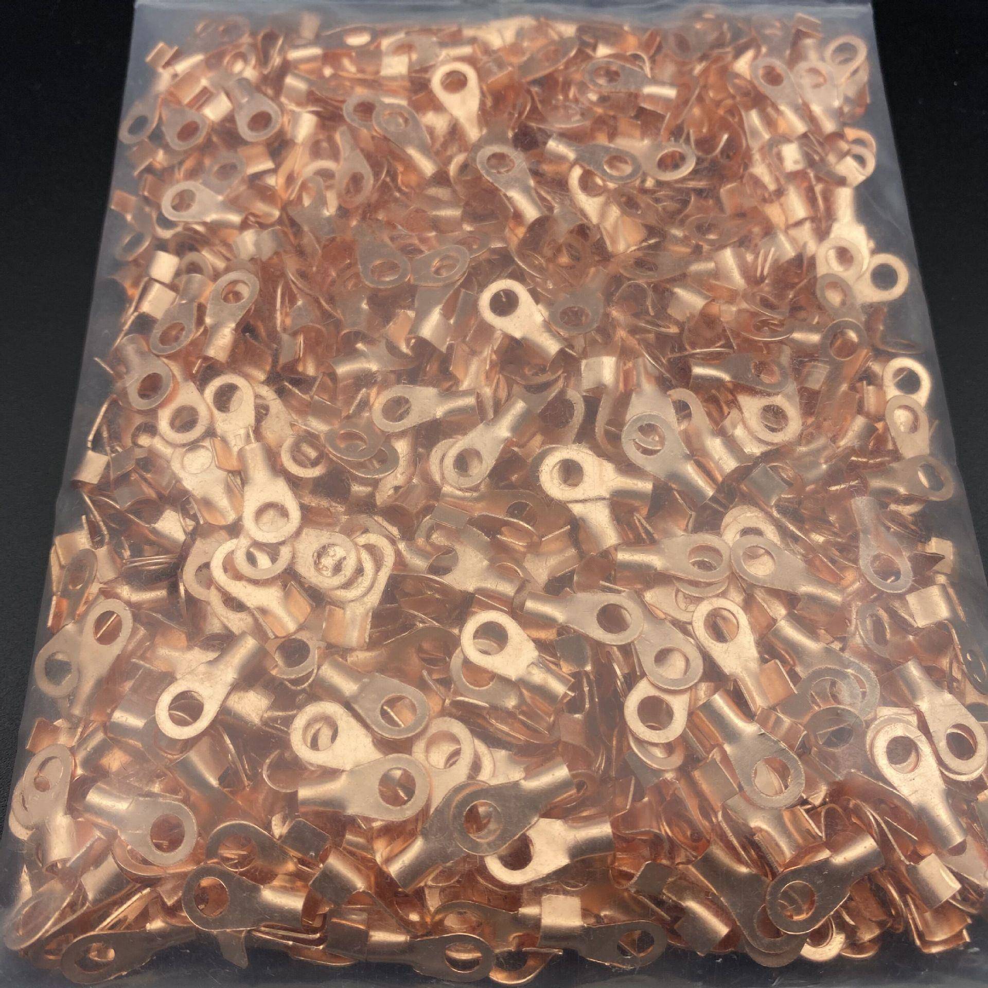 直销OT开口鼻铜厂鼻FCB子接线子端冷压端子3A－5家0紫铜