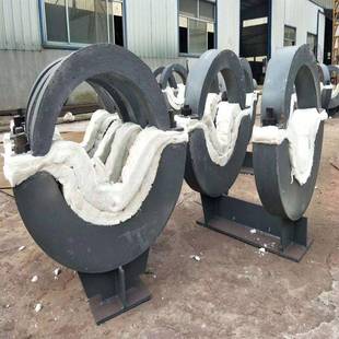 滑管托长输热网低能耗管定托支持定制热瓦块隔热动管托蛭石导向固