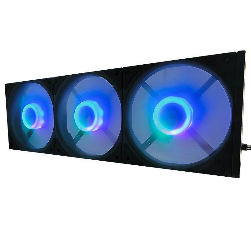 120252机风箱散热风扇台式电脑机箱YKI积木LED发光多炫光1CM直彩