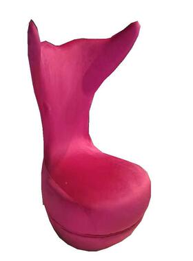 玻璃钢靠背尾椅鱼璃钢设个834性造型单人沙发计师异形酒店大玻堂