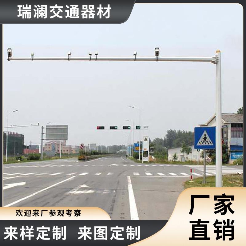 供应热镀锌八角监控杆监控立杆交通道路电子卡口抓拍监控灯杆