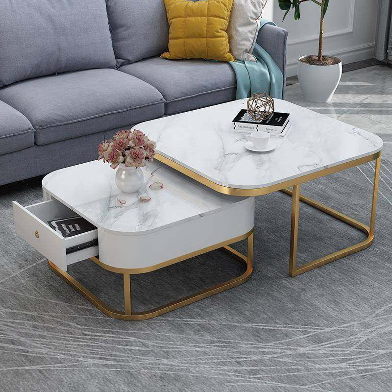 北欧家用大理石茶几轻奢小户型客厅茶几带抽屉创意高低小茶几组合,基础建材,脚轮/万向轮,淘宝优惠券,粉丝福利购,淘宝优惠卷