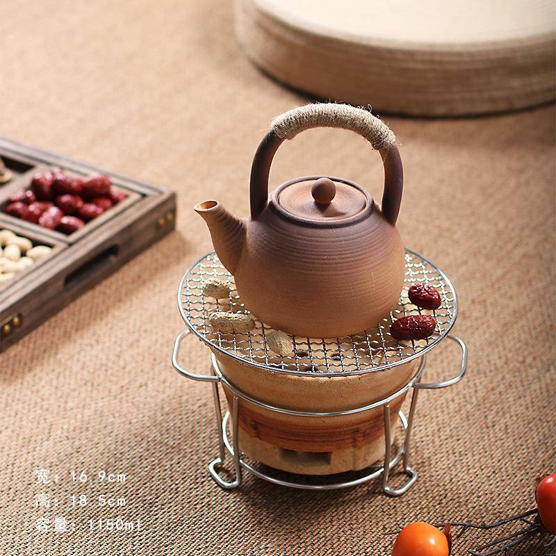 围炉煮茶一套罐罐茶煮茶器炭火炉子日式户外庭院家用烤茶壶具套装