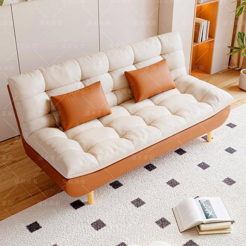 可折叠沙发床两用2024新款客厅小户型房间出租房屋帆船猫爪皮