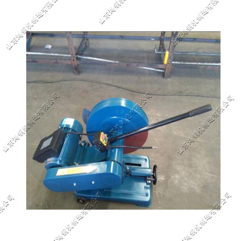 钢窗料平薄件下料设备45度手动式型材切割机钢管角钢砂轮断切机