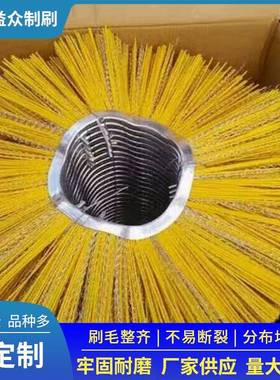 扫路扫雪刷环卫载机滚刷城市道路扫雪机毛刷清雪机加工