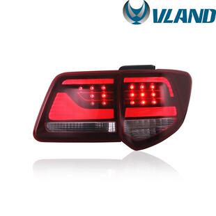 适用于FORTUNER尾灯总成2012-2016款丰田奔跑者改装流光汽车LED灯