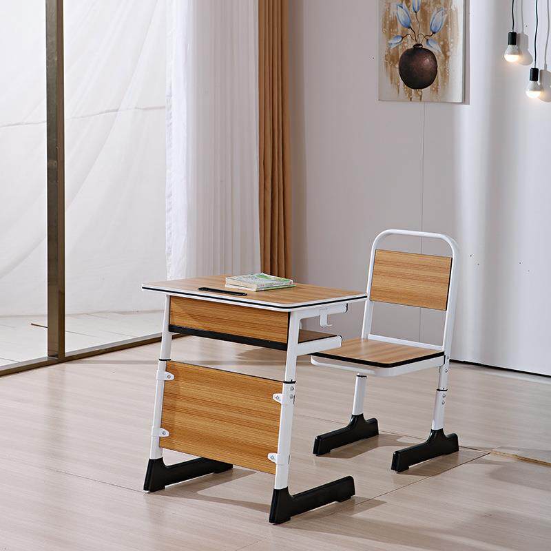 幼儿园桌椅套装课桌椅金属家具学校可升降板式桌多功能