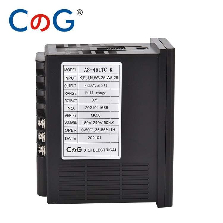 西崎温控仪A8-4R1TC智能温控仪A8系列数显温度控制器E型k型多输入