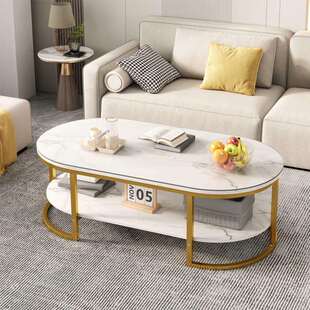 茶几客厅家用简约现代创意双层沙发边几2023新款茶桌出租屋用宏东