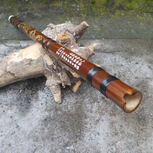 新款研制短箫乐器8孔6孔苦竹上漆箫直发苦竹洞箫