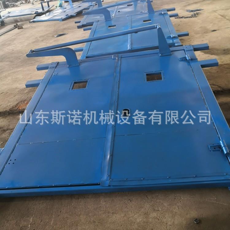 斯诺供应矿井无压风门规格齐全的两用栅栏门密封式的防水密闭门