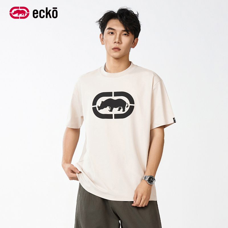 ecko红犀牛美式潮流凉感速干t恤