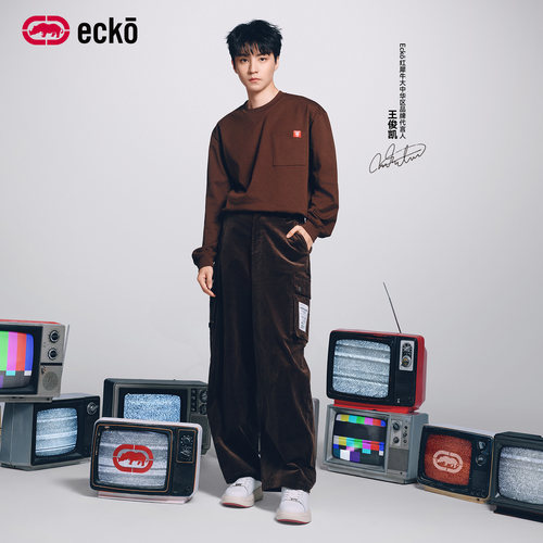 ecko/红犀牛灯芯绒男士休闲长裤