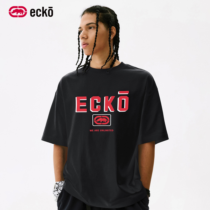 ecko红犀牛碧梨同款凉感短袖t恤