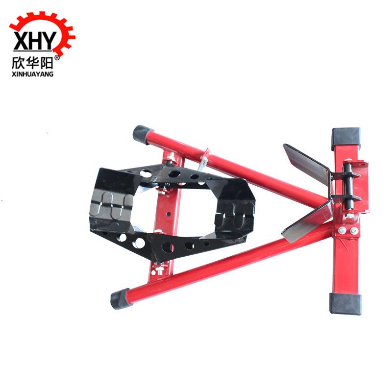 摩托车前轮支撑架停车架起车架驻车架重机修理展示托运拖车架供应