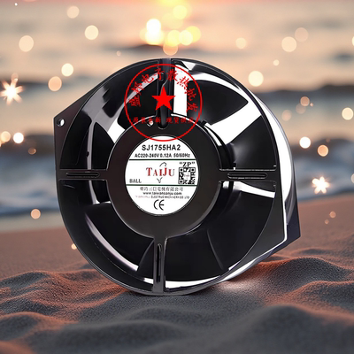 台湾三巨SJ1755HA2 AC220V 17055全金属耐高温轴流风机散热风扇