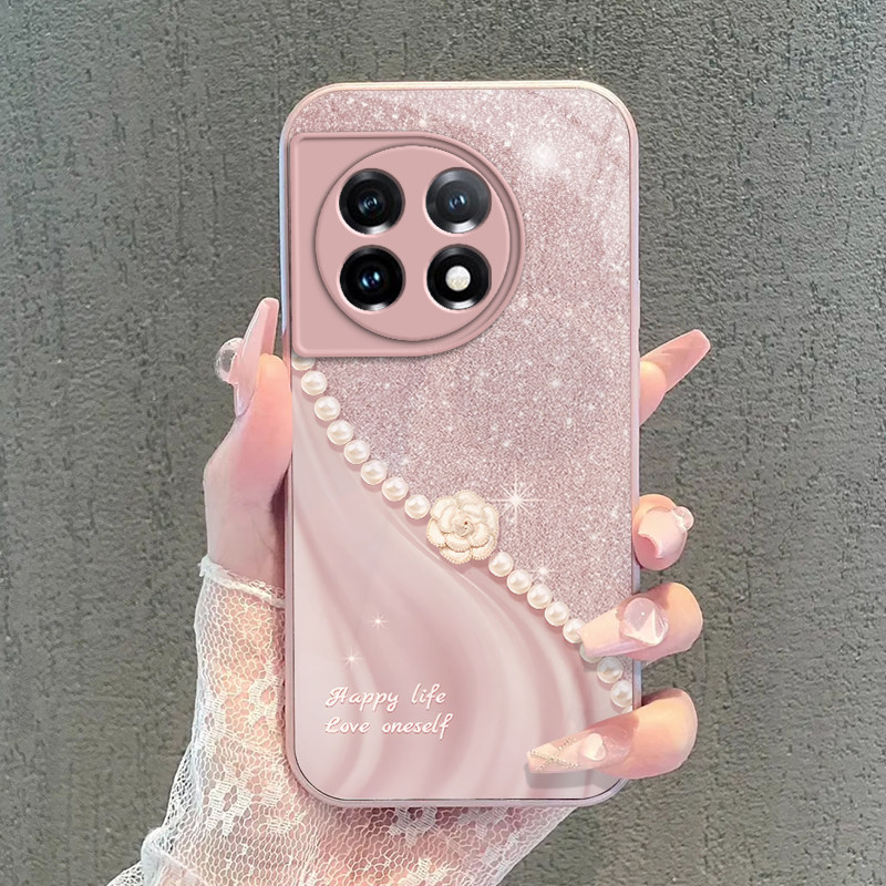 适用一加11手机壳oneplus11专用保护套新品玻璃1+女1加镜头全包防摔oppo高级感one硬plus一加十一外壳PHB110