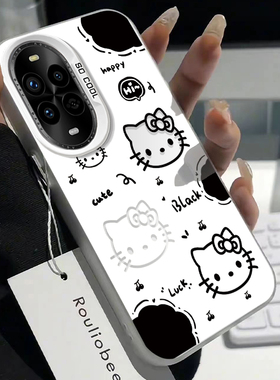 适用华为nova13pro/12手机壳11SENova10por元气猫爪KT猫Hinove9可爱novo8/7防摔n0va6女高级Hinava10PRO外壳