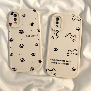 适用vivoY93手机壳Y9S新款vivo丫97硅胶vovoy85全包y93s防摔viviy83保护套Y81s可爱猫咪viv0Y66i外壳y67a男女