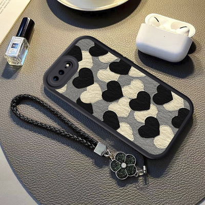 适用苹果8plus手机壳iPhone7新款8P全包防摔i8保护套ip8puls硅胶软壳平果七钢化膜八8plus外壳潮女款可爱爱心