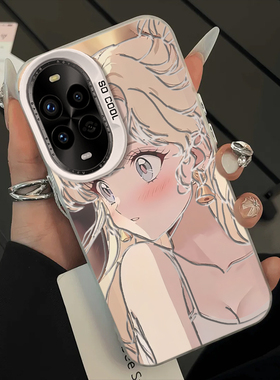 适用华为nova13pro/12手机壳11SENova10por彩银IMD冰月美少女Hinove9创意novo8/7防摔n0va6女Hinava10PRO外壳