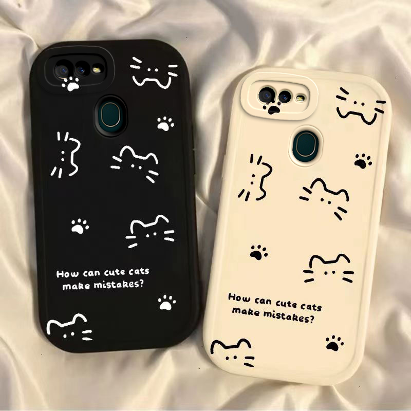 适用oppoA7手机壳a7/a7x硅胶套PBFM00pa全包oppa防摔OPPOPBFM保护壳poopa线条猫咪opp0pp0ppoA女opa外壳oopoa