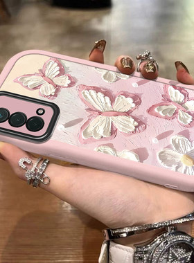 适用oppoa93手机壳新款a96女款a97 5g全包防摔a93s软硅胶a97保护A955G套0pp0A9可爱蝴蝶a91外壳opp0a92s的a83